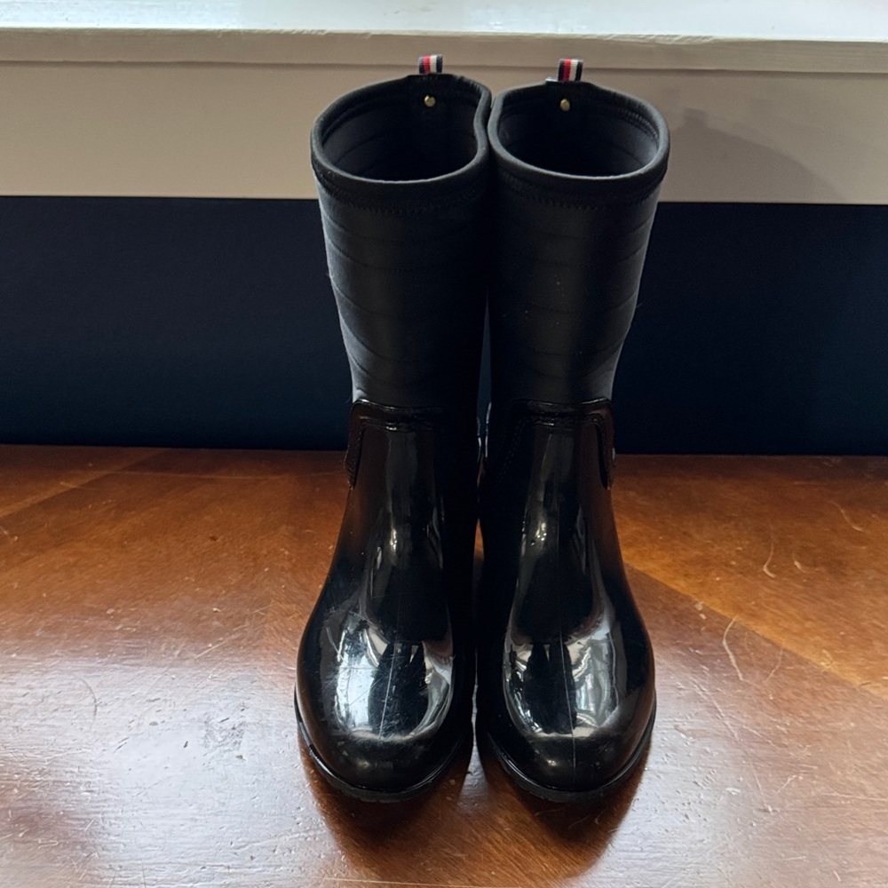 Tommy Hilfiger Black Winter & Rain Boots